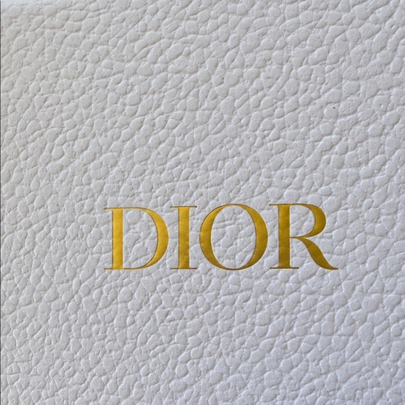 Dior Textured Leather in White and Gold - Picture 1 of 6